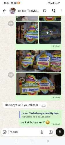 Testimonial Papan Bunga mekarsaluyu